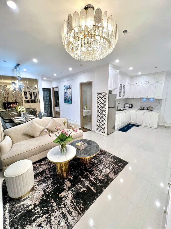 Căn hộ dịch vụ 2PN Luxury S401 homestay Vinhomes Smart City