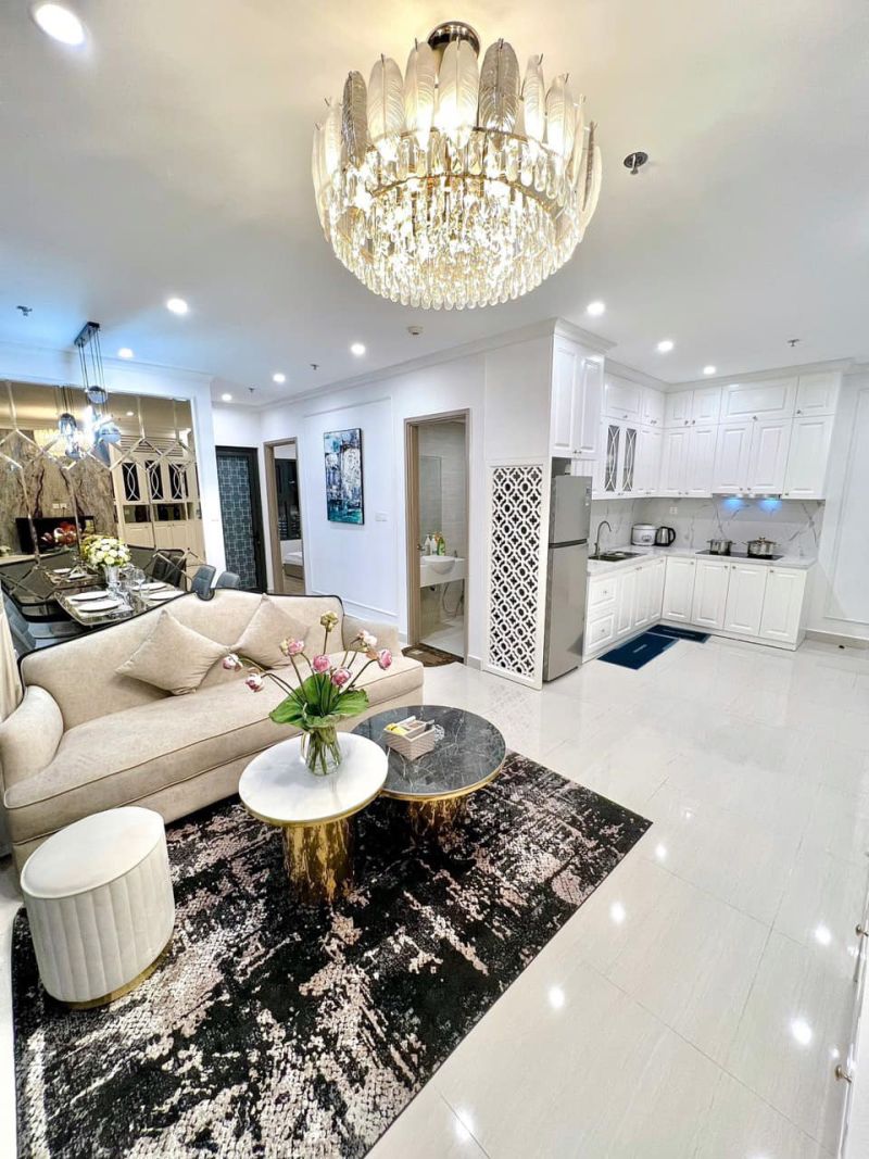 Căn hộ dịch vụ 2PN Luxury S401 homestay Vinhomes Smart City