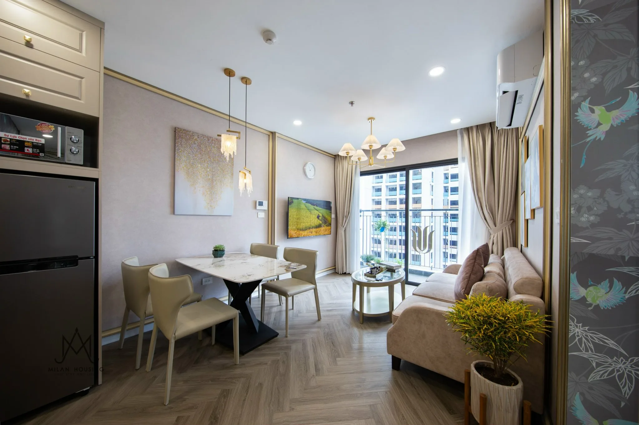 1Pn Elegant, 46m2 có bồn tắm View Biển hồ