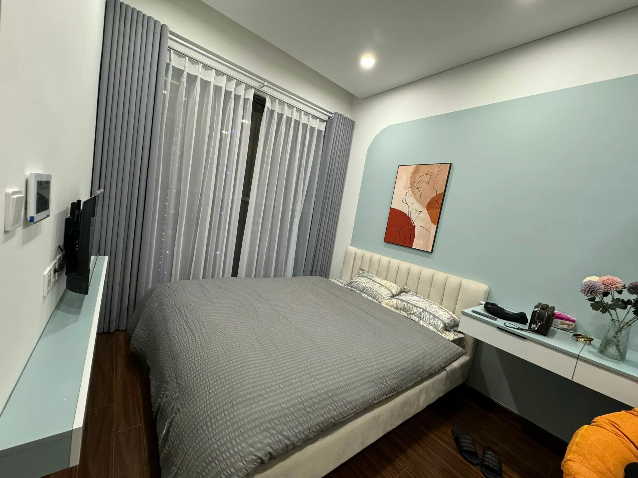 Masteri Water Fornt M1, 32m2 view nội khu