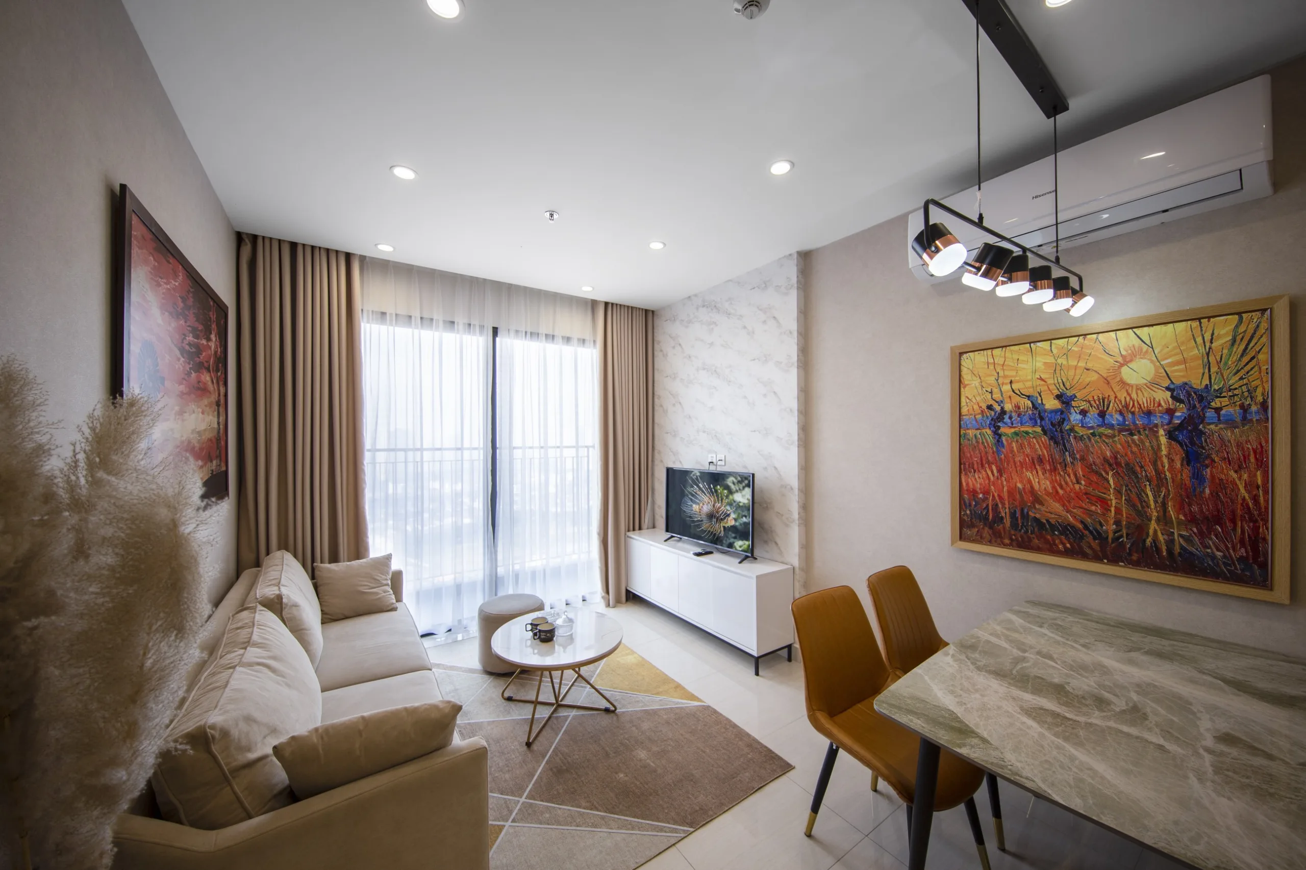 2n1vs Sunset 55m2 toà S3.01, view thoáng hồ và biệt thự, gần công viên trung tâm Vinhomes smart city