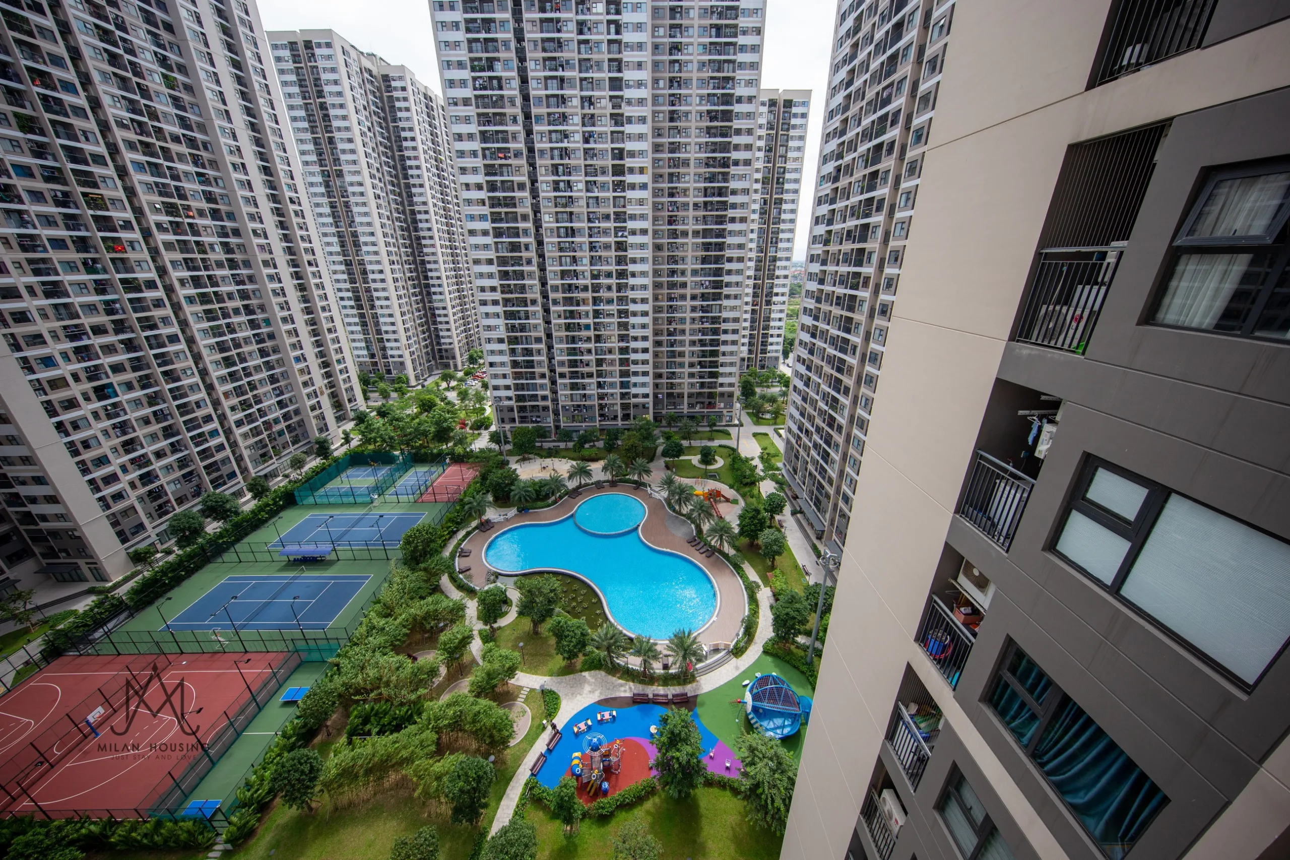 1PN Emerald 46m2 toà S1.01 view bể bơi
