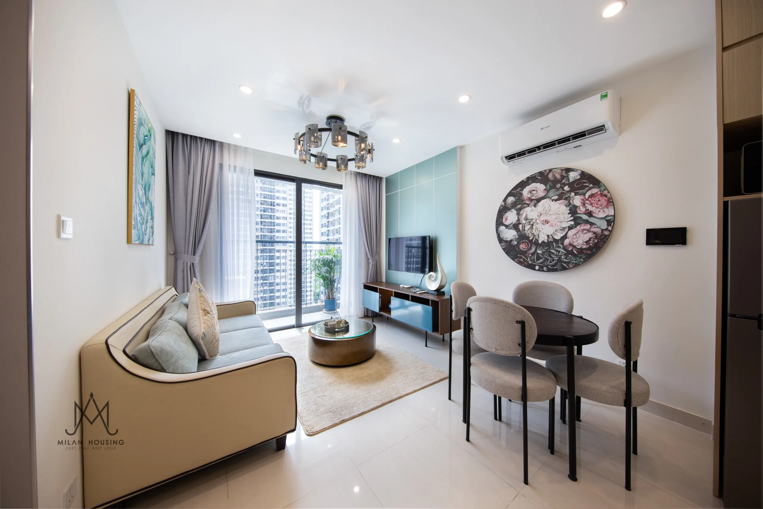 1PN Emerald 46m2 toà S1.01 view bể bơi