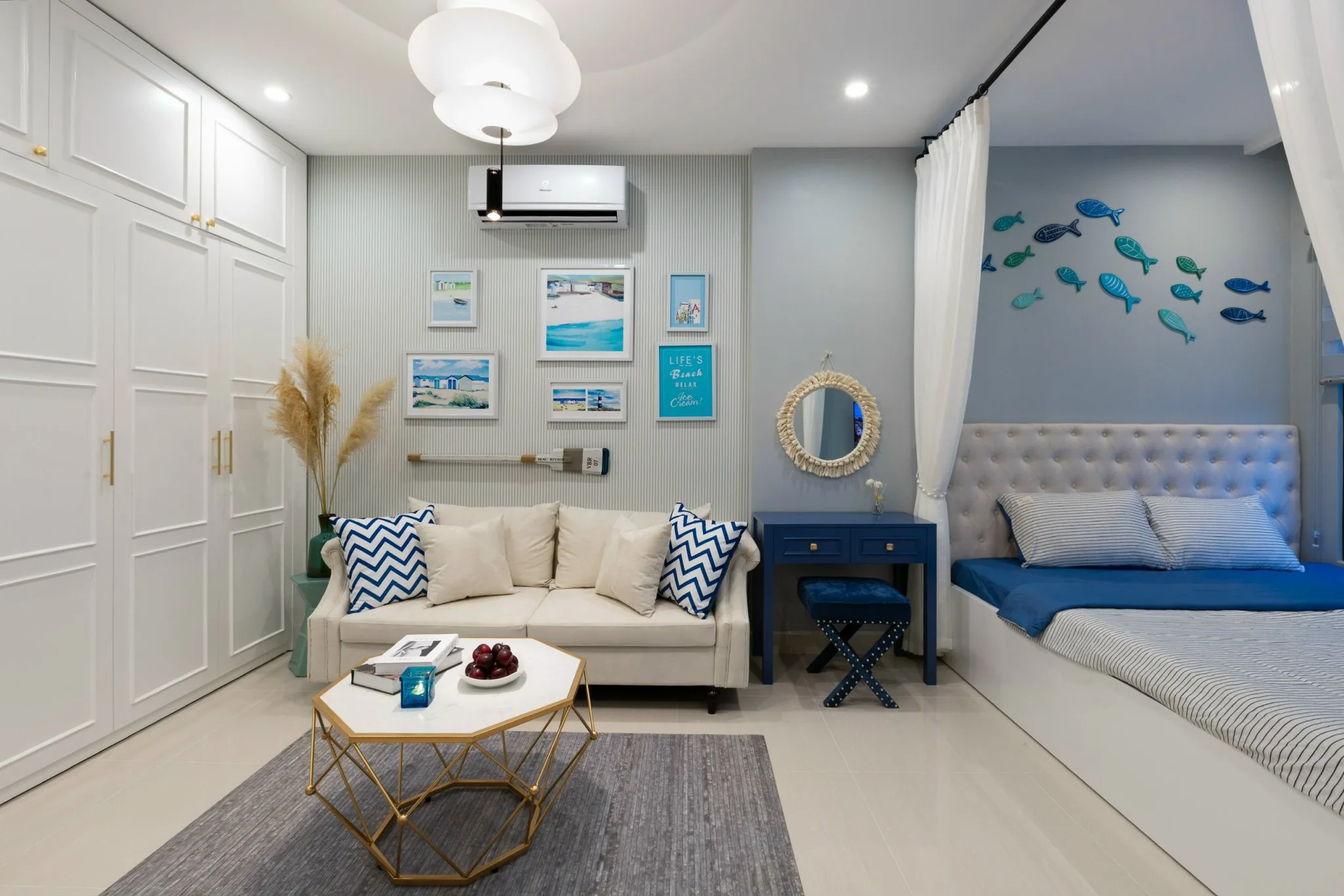 Studio Biển Xanh, 34m2 Toà S302  view hồ hoa súng