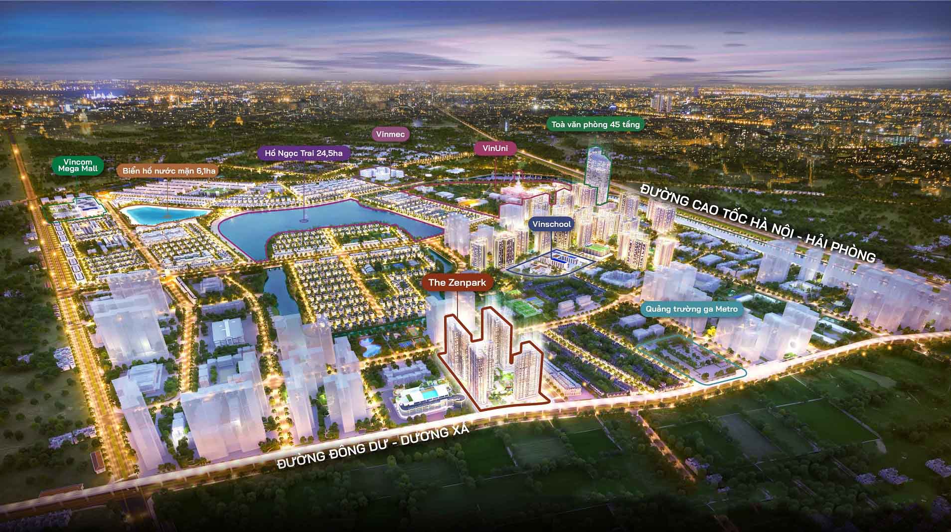 Sơ đồ Vinhomes Ocean Park? Tiện ích nội khu