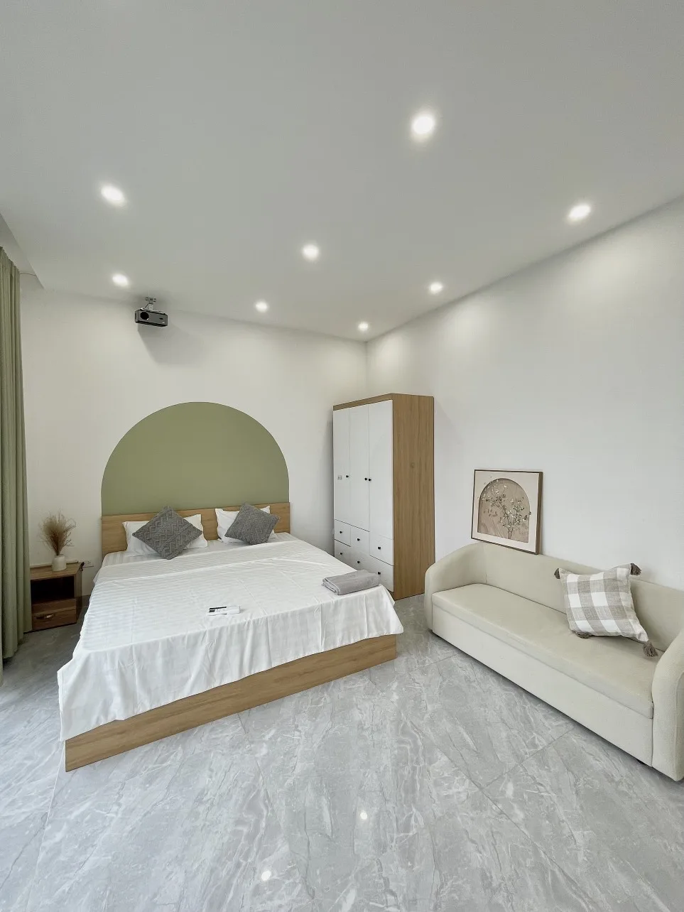 Phòng đơn có máy chiếu homestay ocean park 2,3