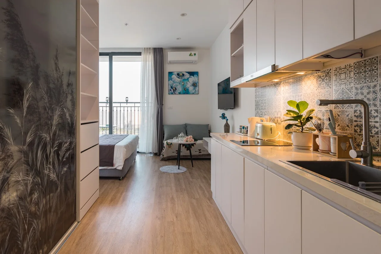 Homestay Vinhomes Green Bay - Studio View Hồ