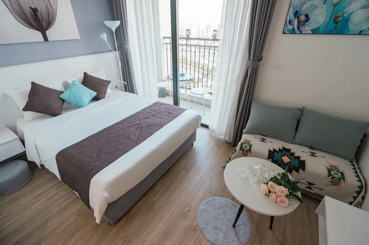 Homestay Vinhomes Green Bay - Studio View Hồ