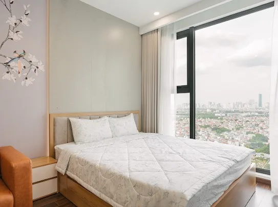 Homestay Masteri Vinhomes Smart City - Lake View có bể bơi vô cực