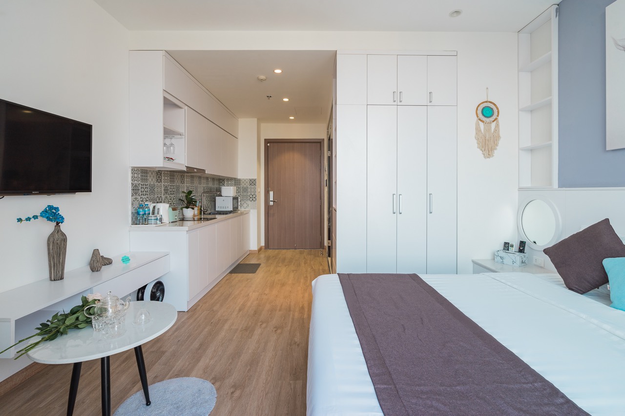 Homestay Vinhomes Green Bay - Studio View Hồ