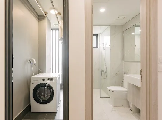 Homestay Masteri Vinhomes Smart City - Lake View có bể bơi vô cực