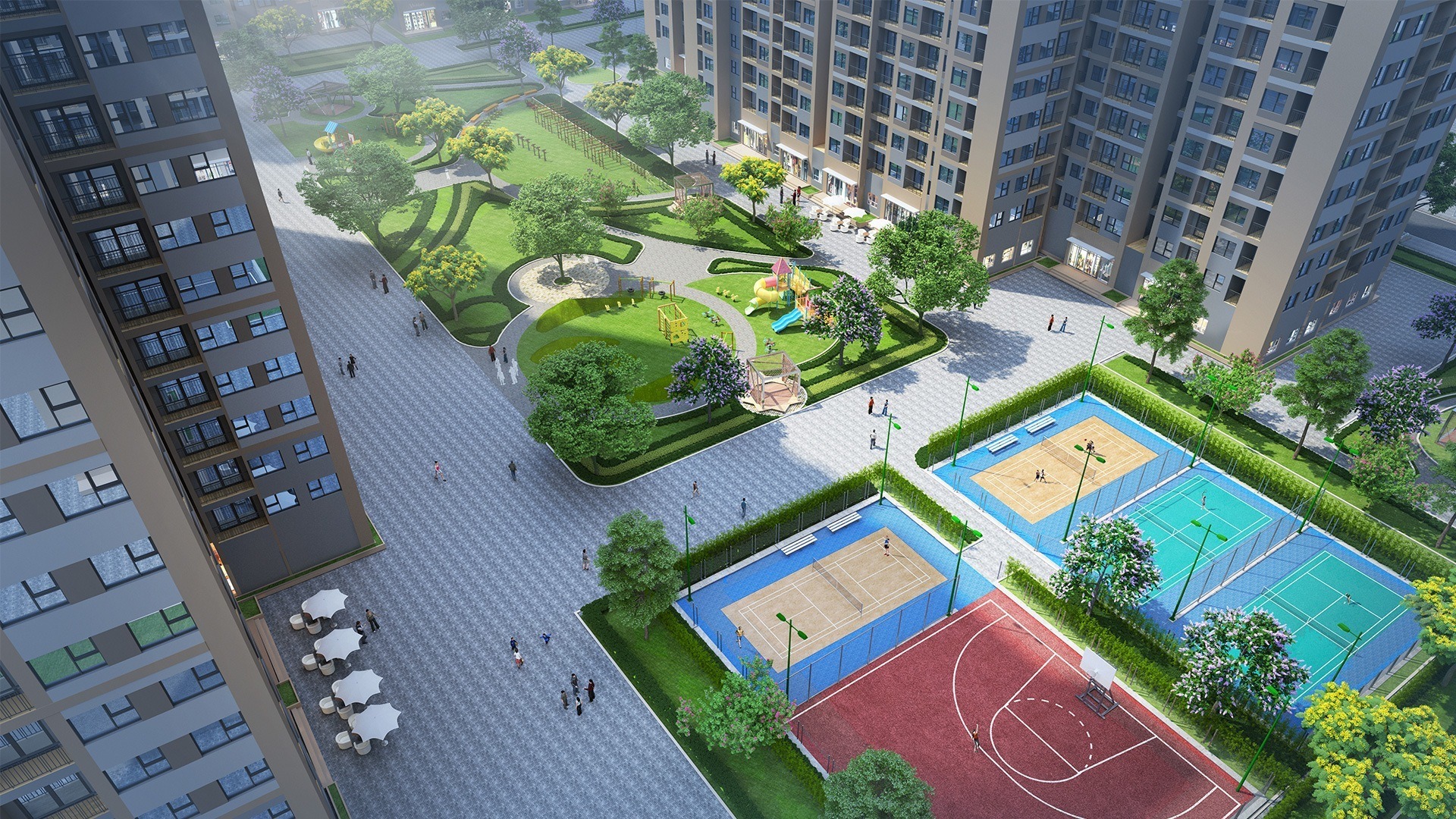 Không gian sống đầy đủ tiện nghi