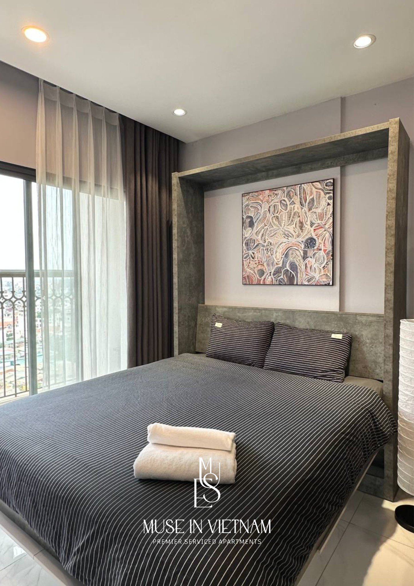 Homestay D'ElDorado Tây Hồ | Căn hộ Sandy Studio View Hồ Tây Full Nội Thất