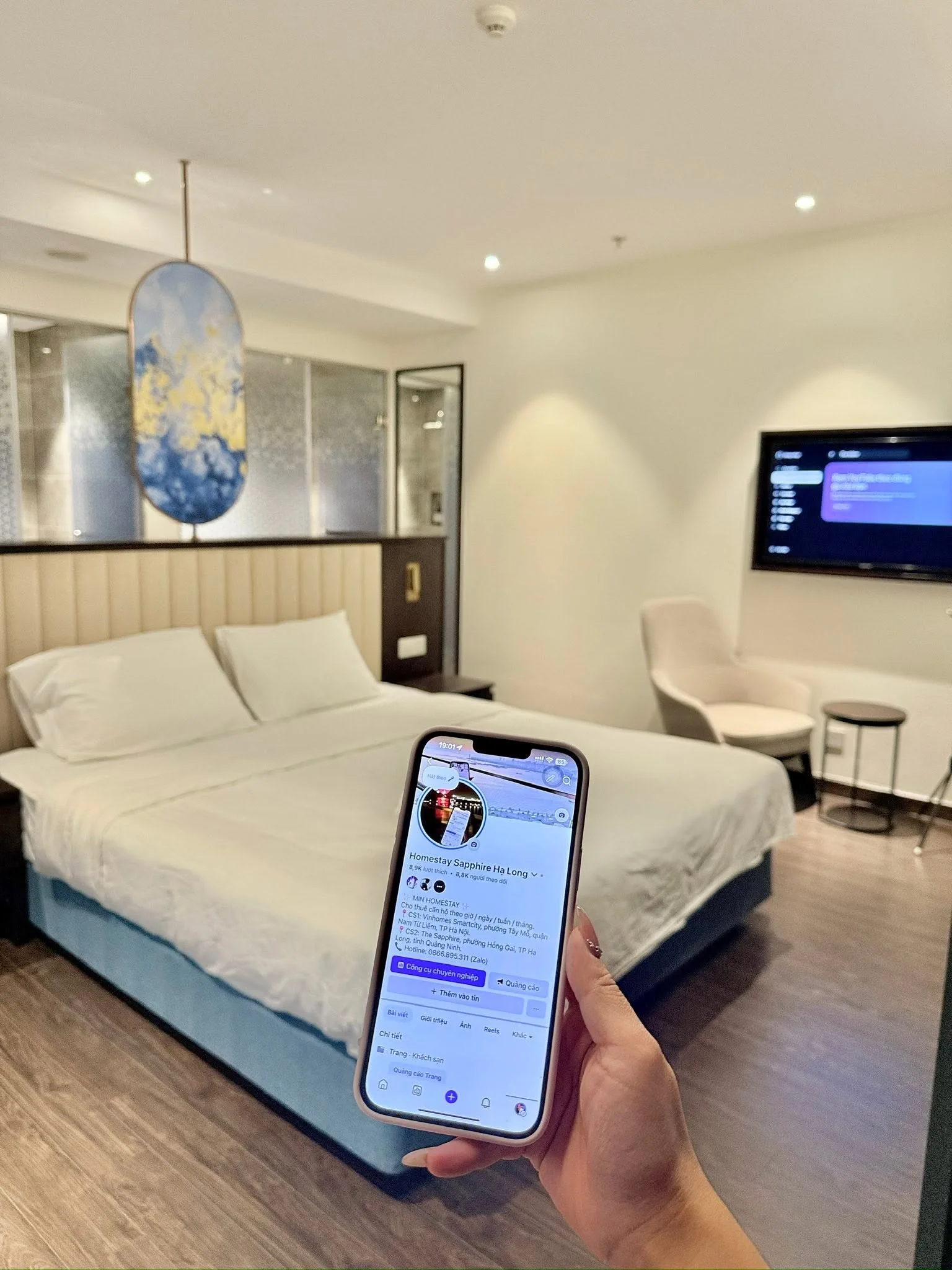 Homestay Sapphire Hạ Long View Biển Ngắm Pháo Hoa | Căn Hộ Cao Cấp Trung Tâm Hòn Gai