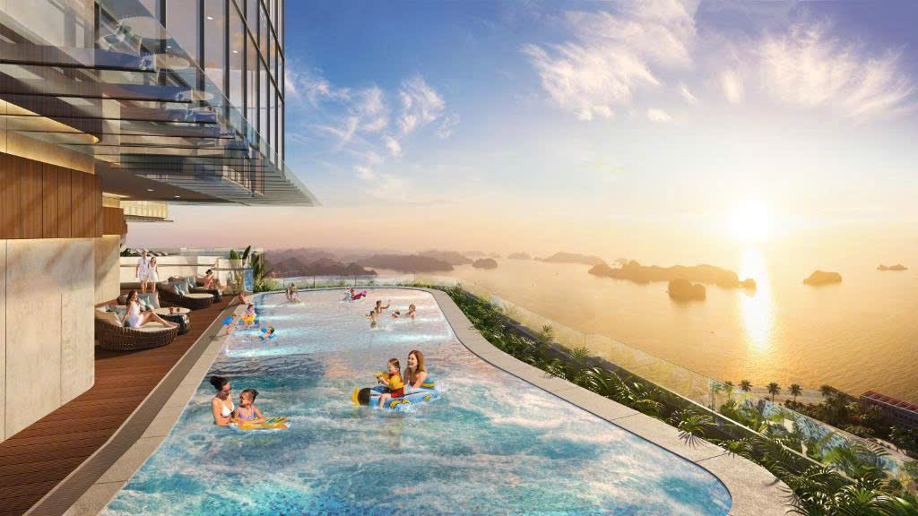 Hồ bơi vô cực Alacarte Hạ Long
