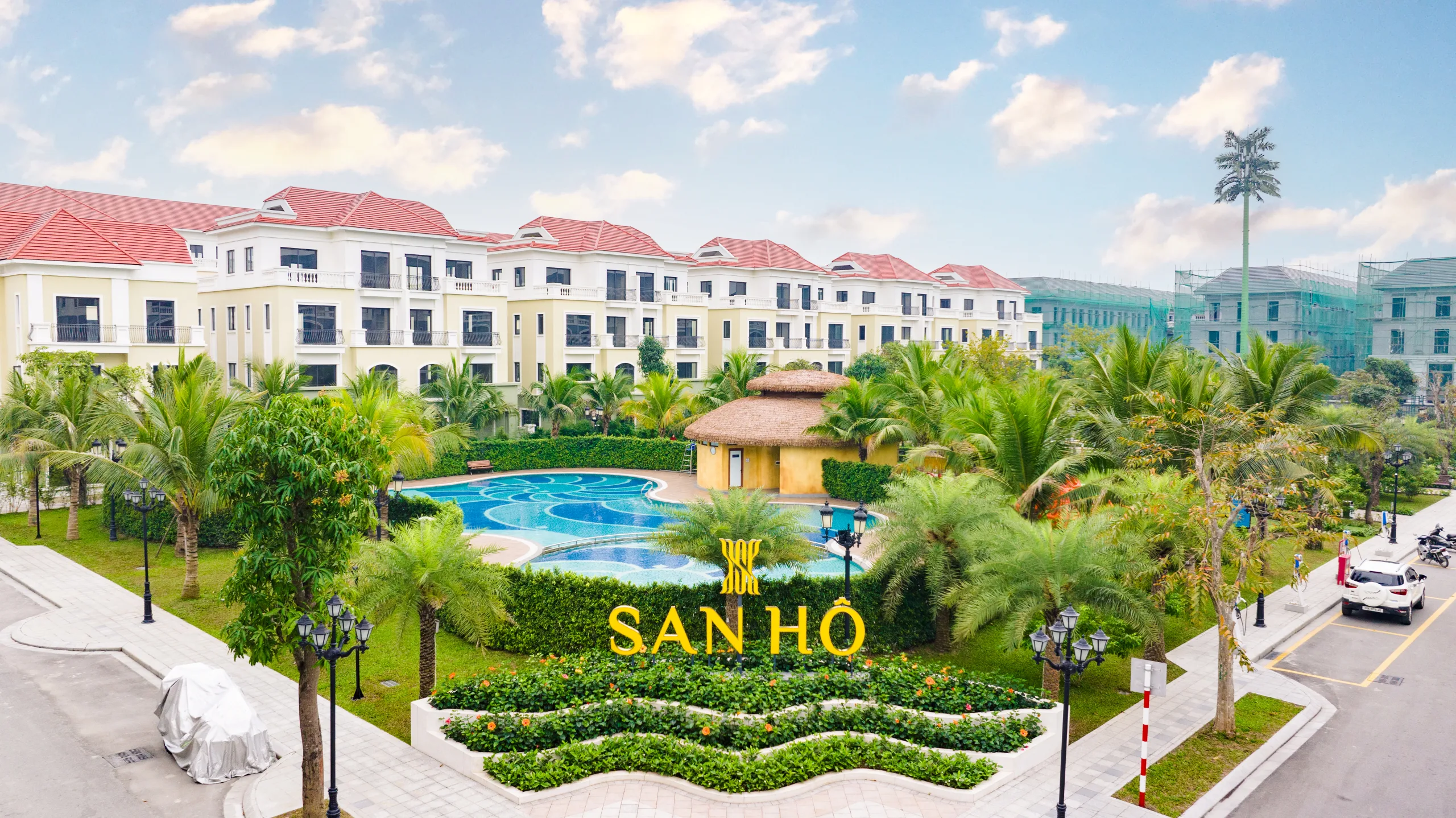 Cảnh quan công viên tham khảo khi chọn villa Ocean Park đoàn đông – hình ảnh mang tính chất minh hoạ