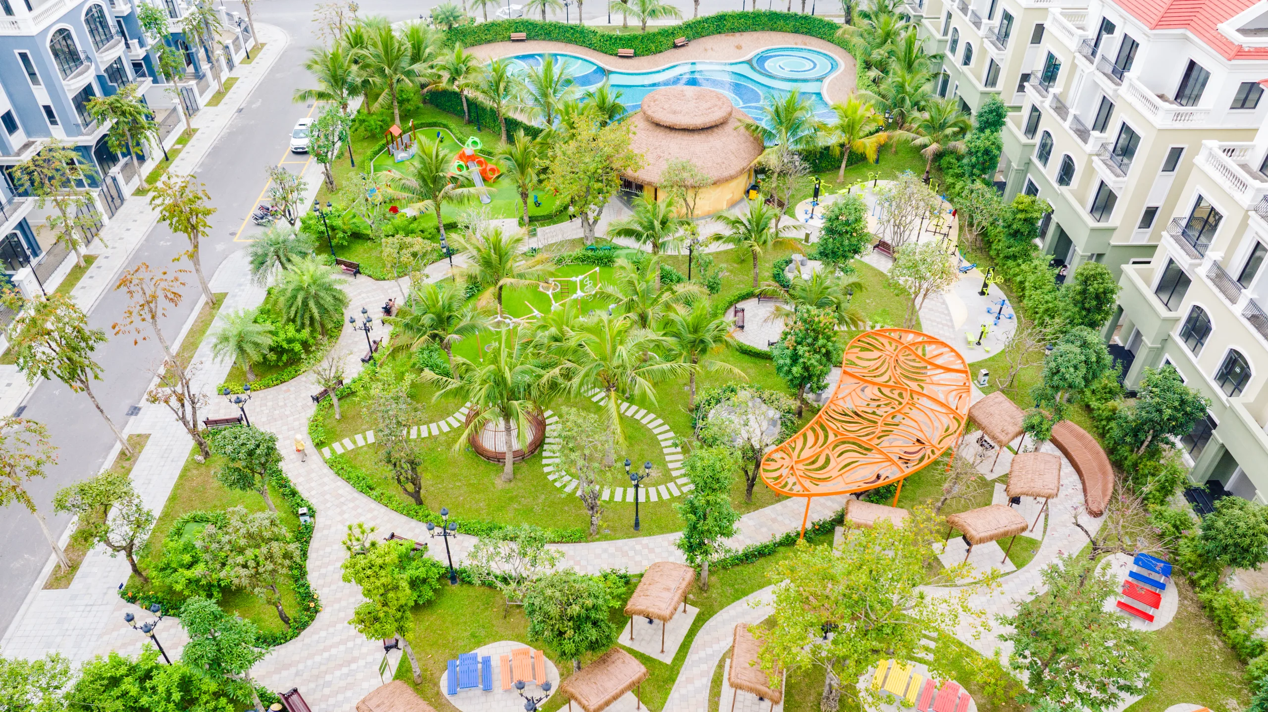 Bối cảnh công viên San Hô khi tham khảo kinh nghiệm Water Park Ocean Park 3 – hình ảnh mang tính chất minh hoạ