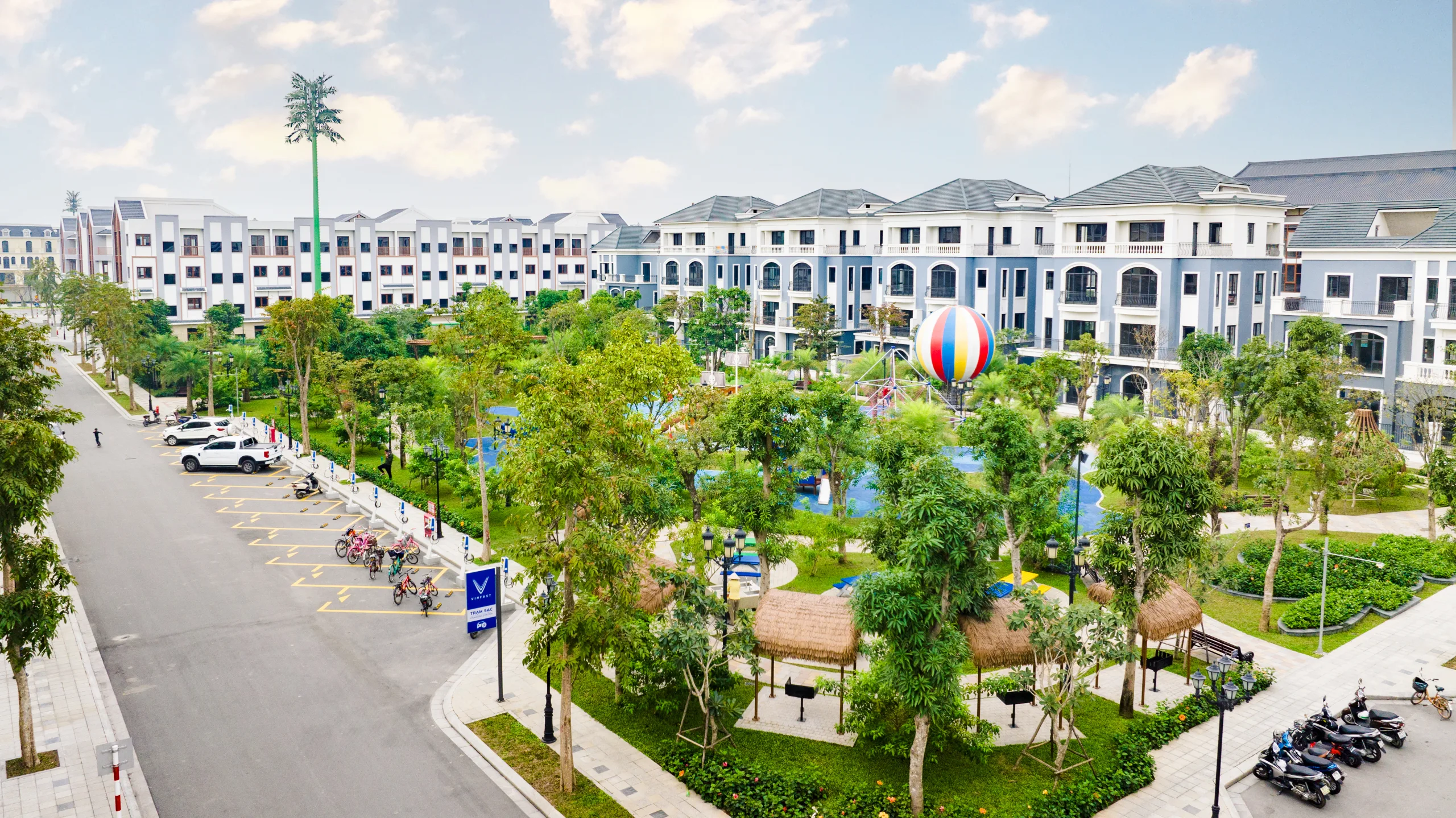 Không gian công viên trong gợi ý review Aquafield Ocean City kết hợp homestay – hình ảnh mang tính chất minh hoạ