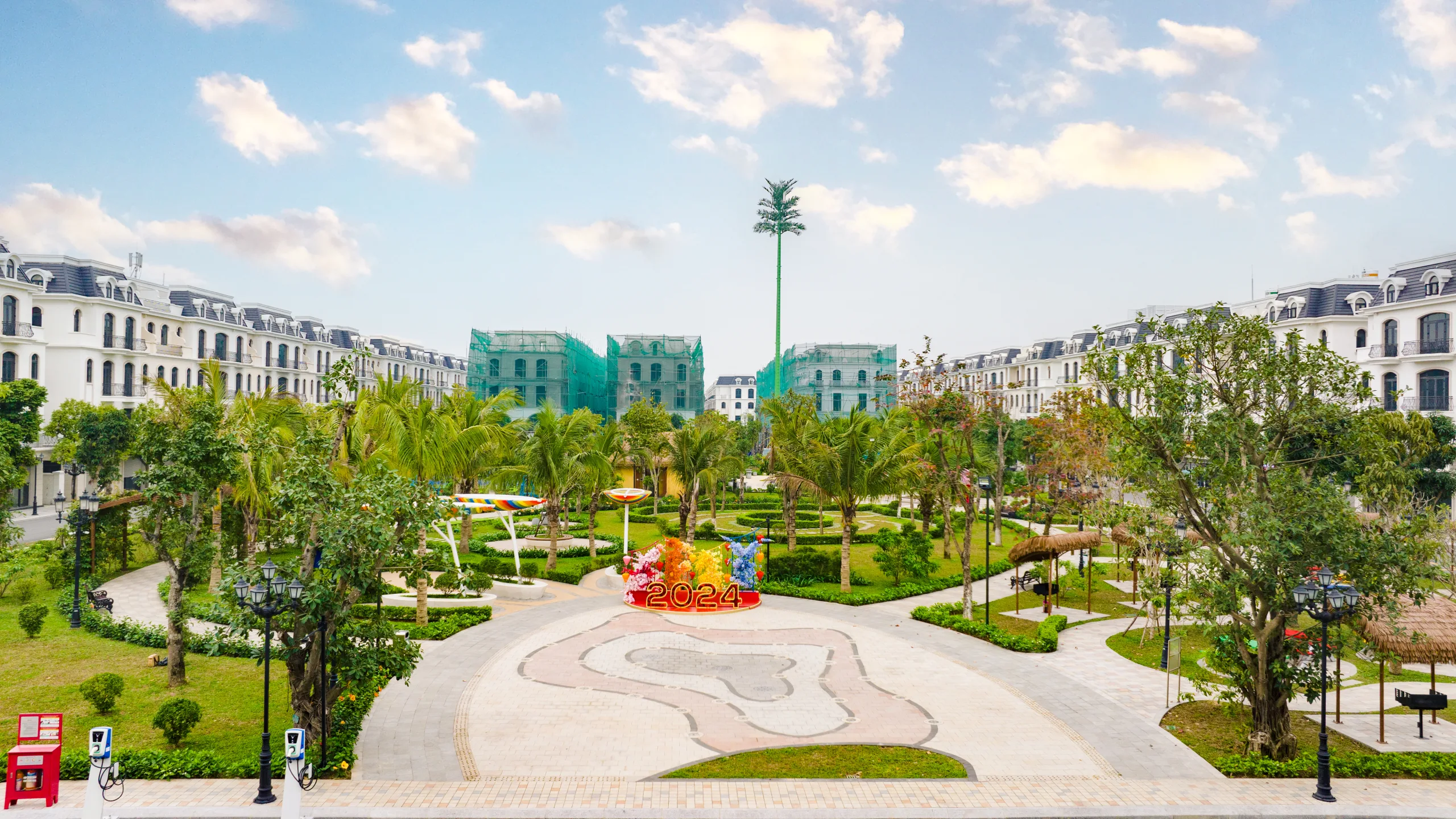 Cảnh quan Công viên Sao Biển tham khảo khi chuẩn bị lịch trình K Town Ocean City buổi tối – hình ảnh mang tính chất minh hoạ