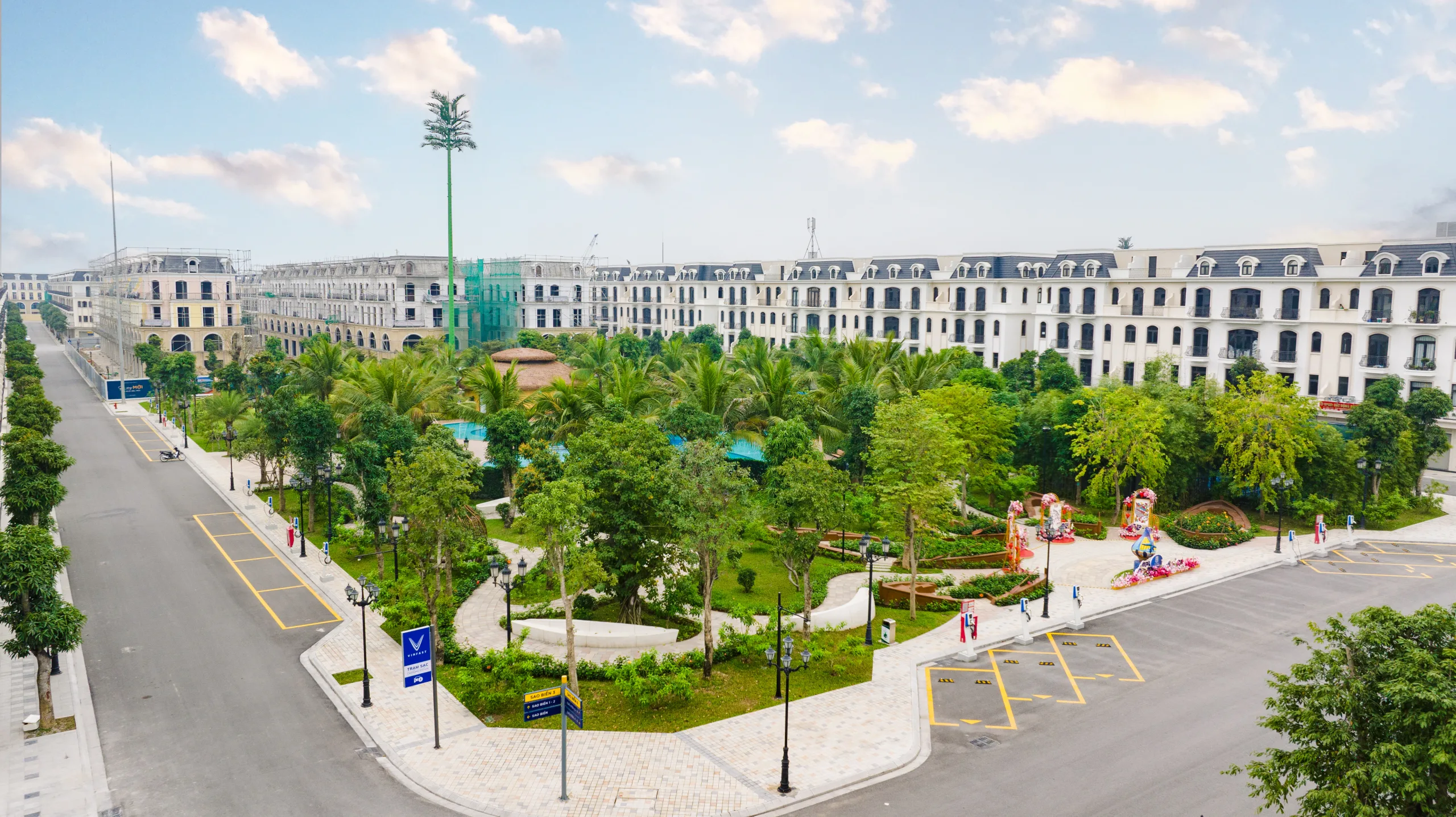 Cảnh quan công viên tham khảo khi chọn view nội khu hay biển hồ Ocean Park – hình ảnh mang tính chất minh hoạ