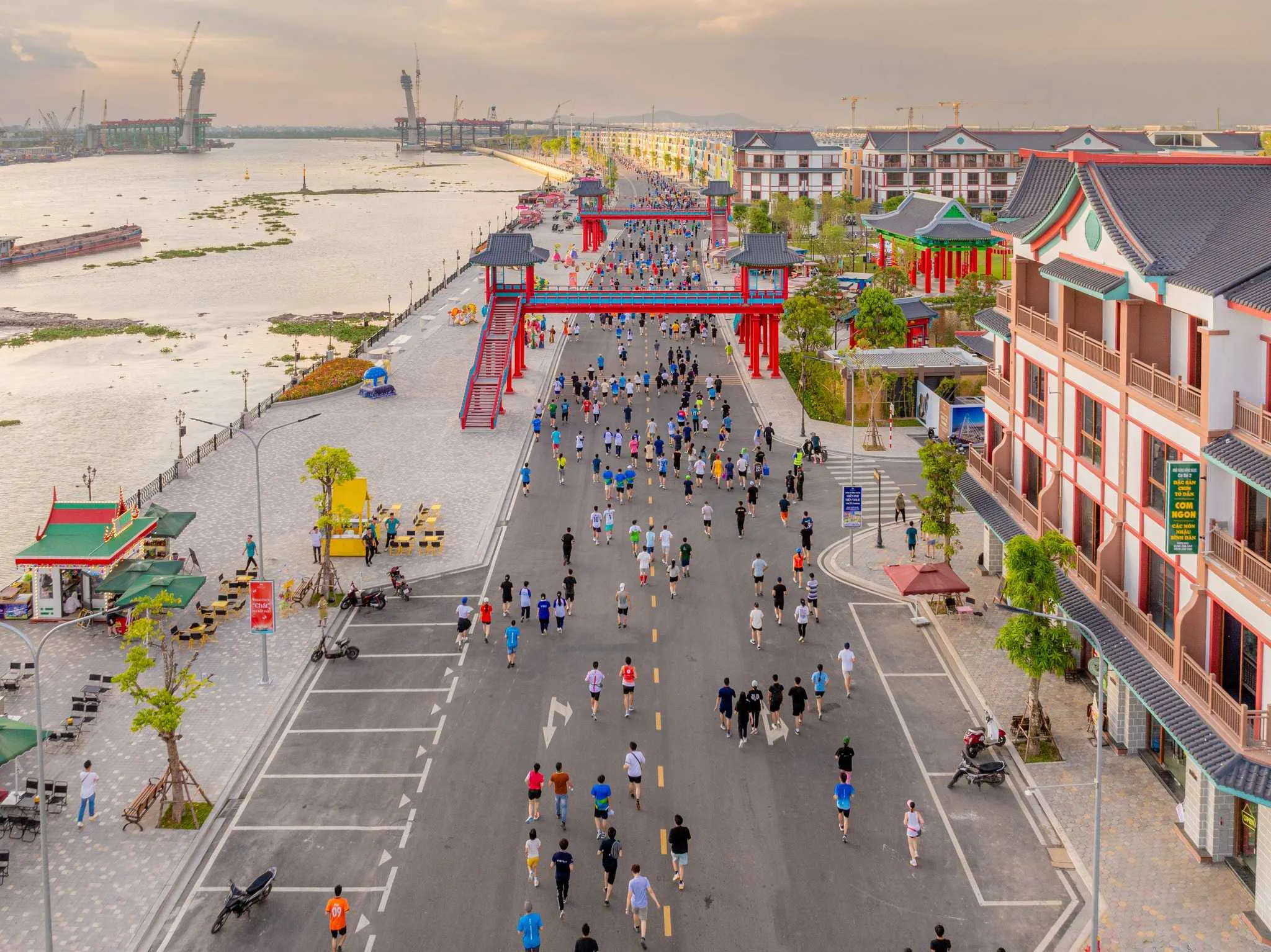 Cân nhắc thời gian đi Vinhomes Vũ Yên buổi sáng với điểm dạo bộ – hình ảnh mang tính chất minh hoạ