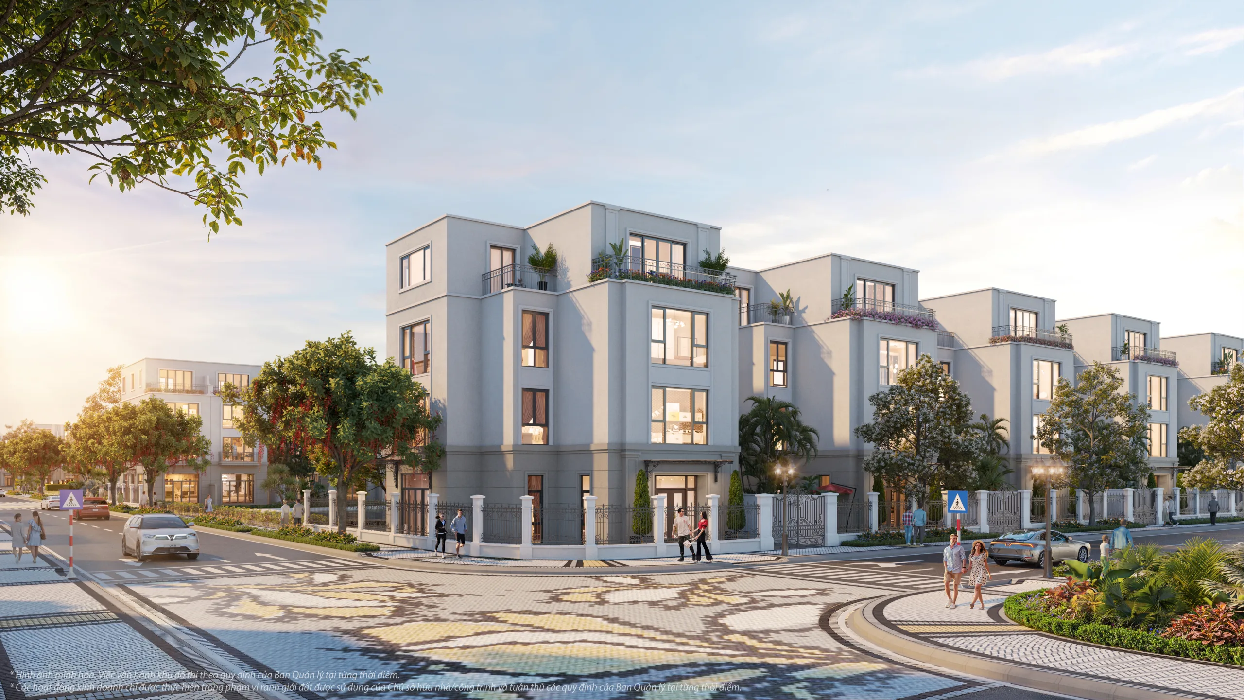 Tư liệu phối cảnh đơn lập Quý Tộc Vinhomes Vũ Yên – hình ảnh mang tính chất minh hoạ