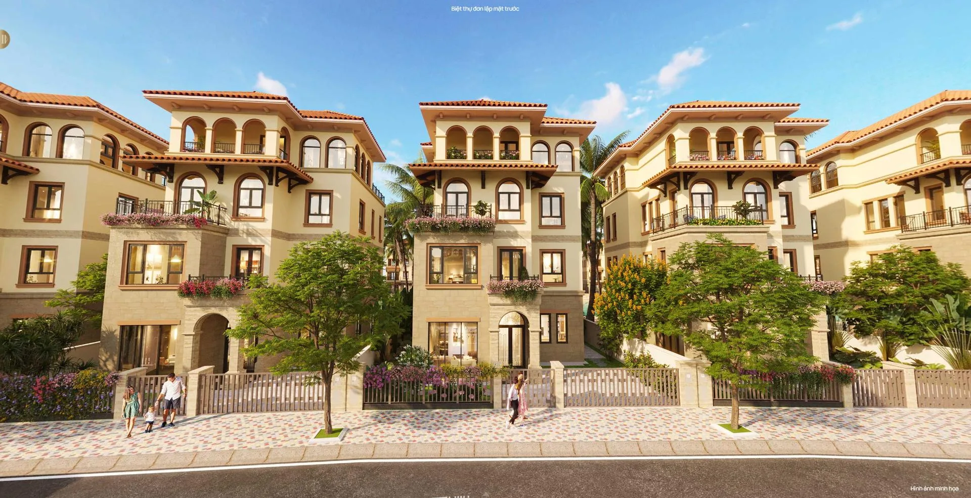 Phối cảnh tiện ích Đảo Vua Vinhomes Vũ Yên để tham khảo – hình ảnh mang tính chất minh hoạ