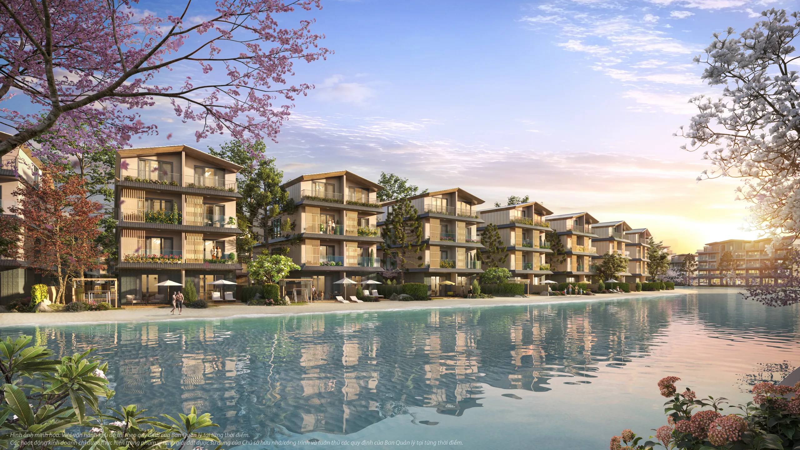 Phối cảnh Miyabi hỗ trợ tìm hiểu mặt bằng Vinhomes Vũ Yên – hình ảnh mang tính chất minh hoạ