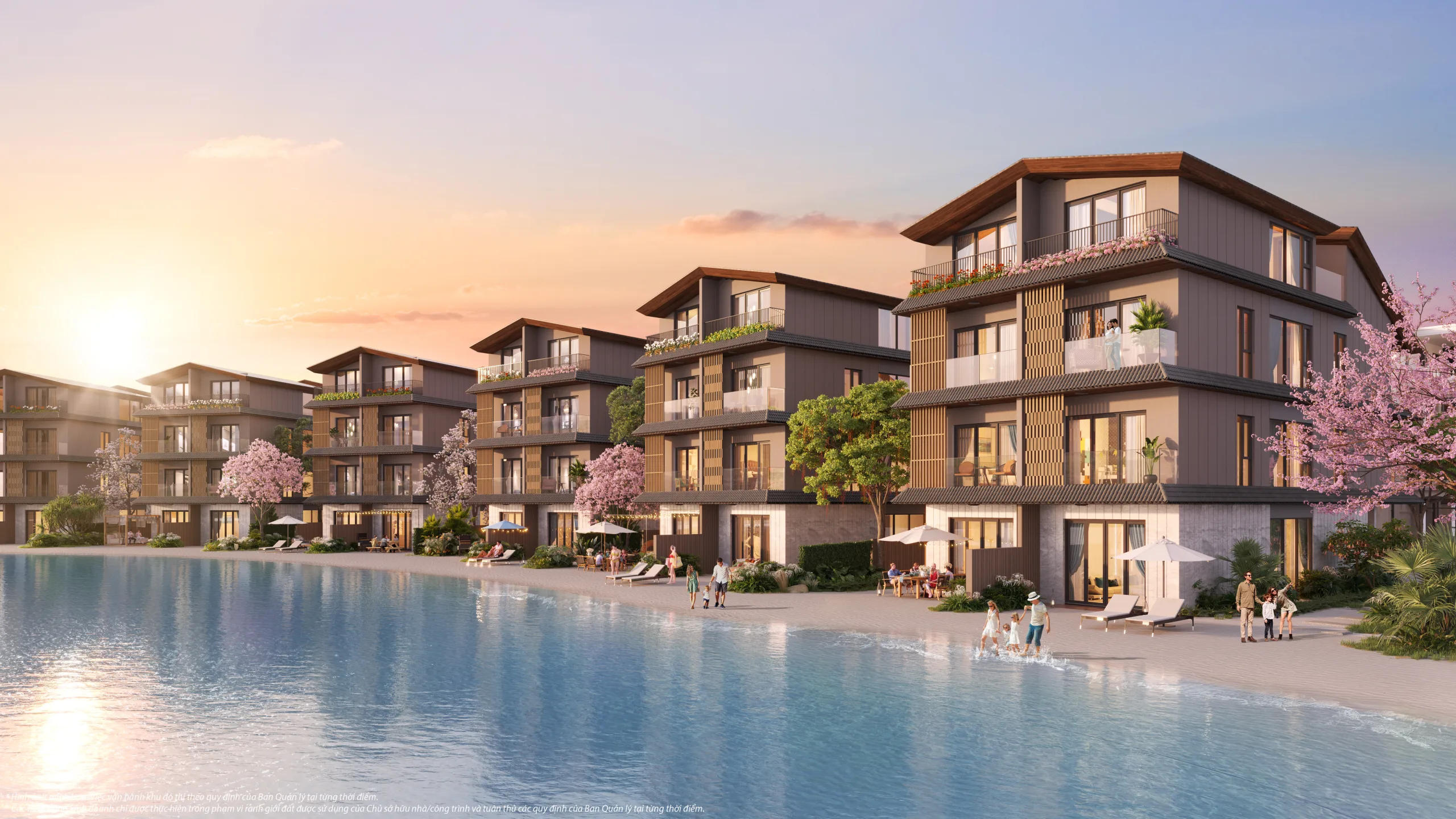 Phối cảnh Miyabi trong các phân khu Vinhomes Vũ Yên – hình ảnh mang tính chất minh hoạ